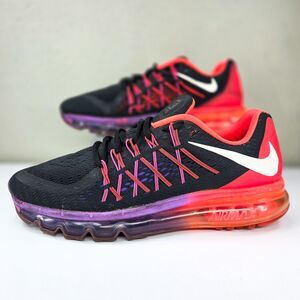 Nike Air Max 2015 Black Hyper Punch Hyper Grape Women 9.5 698903-006